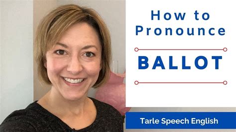 ballot pronunciation.